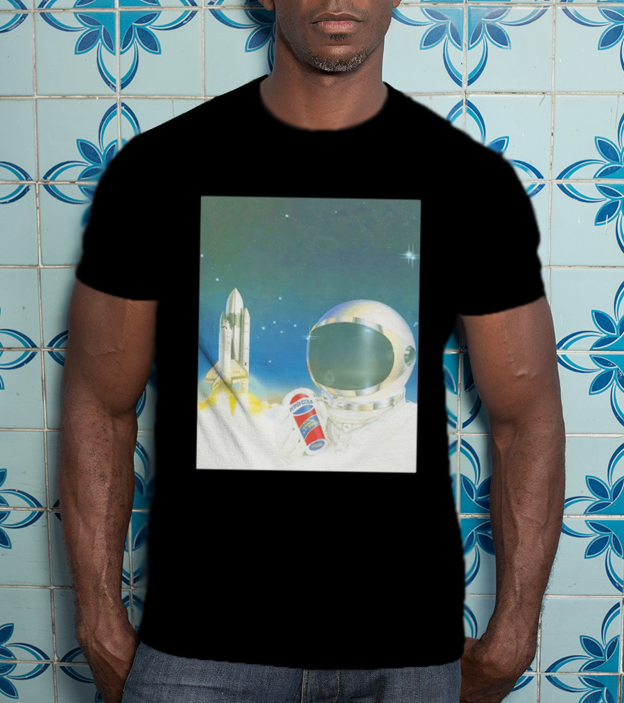 Pepsi Cola Astronaut Space Shuttle USA Reach For The Stars T-Shirt
