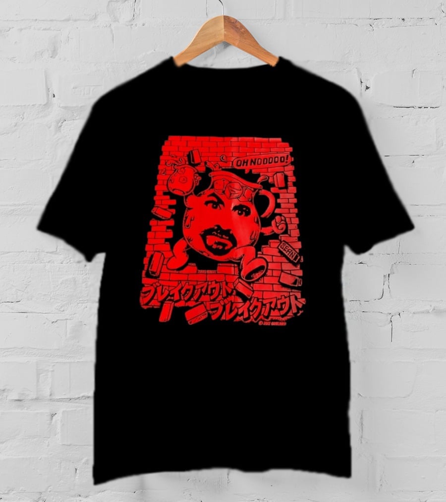 Sean Oh No Breakout Goblinko Kool Aid Brick Wall Face T-Shirt