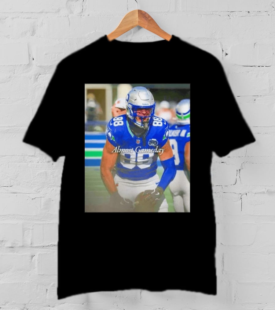 Seattle Seahawks Almost Gameday 88 Walker III Football Action T-Shirt