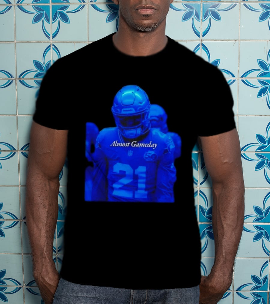 Seattle Seahawks 21 Almost Gameday Football Player T-Shirt