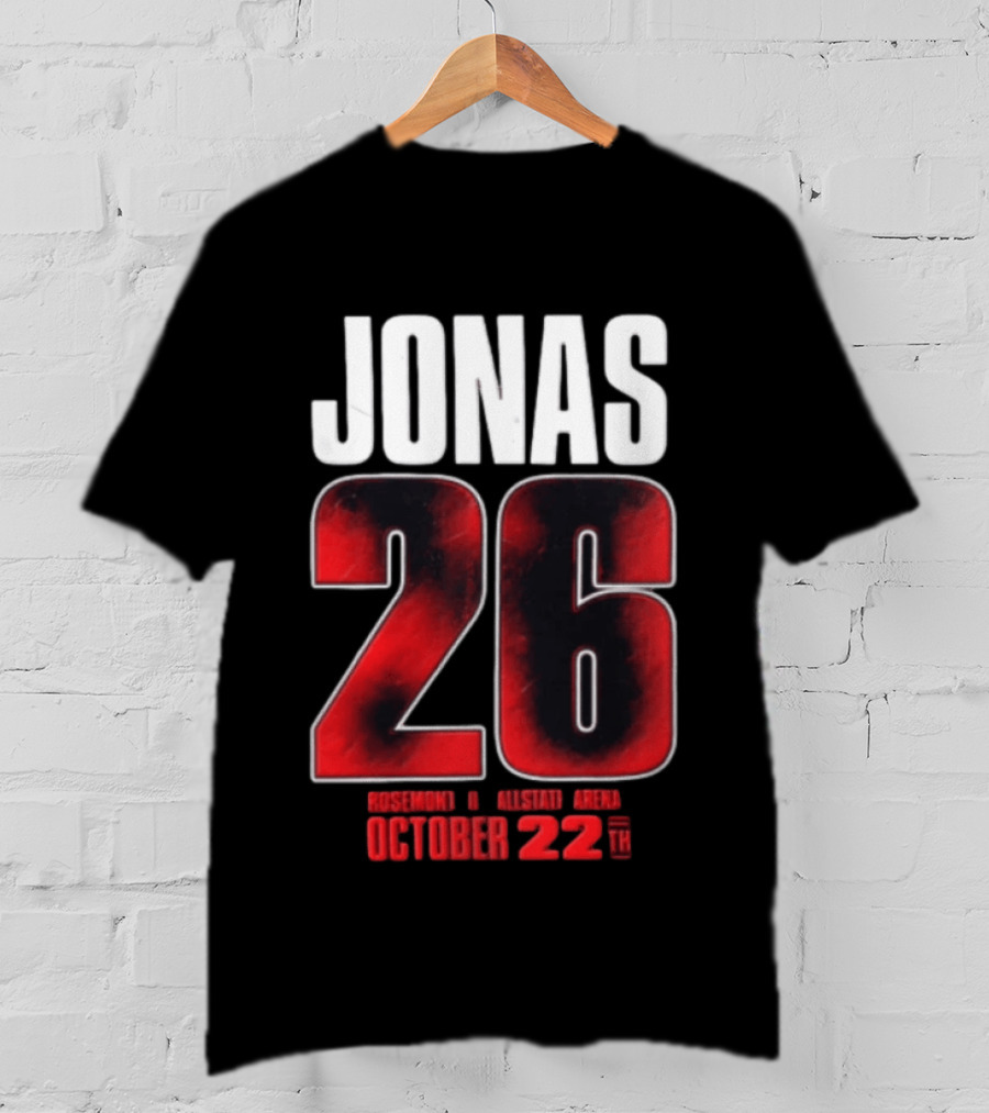 Jonas Brothers October 22 Rosemont Allstate Arena 2026 T-Shirt