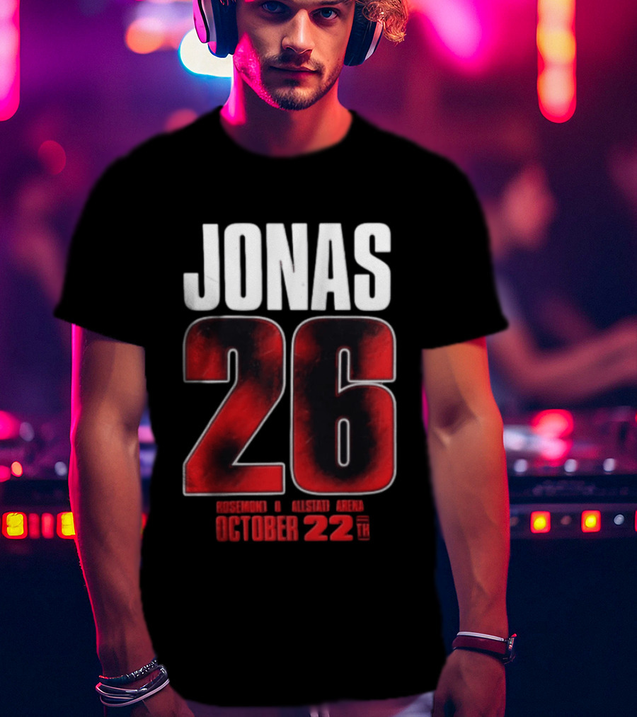 Jonas Brothers October 22 Rosemont Allstate Arena 2026 T-Shirt