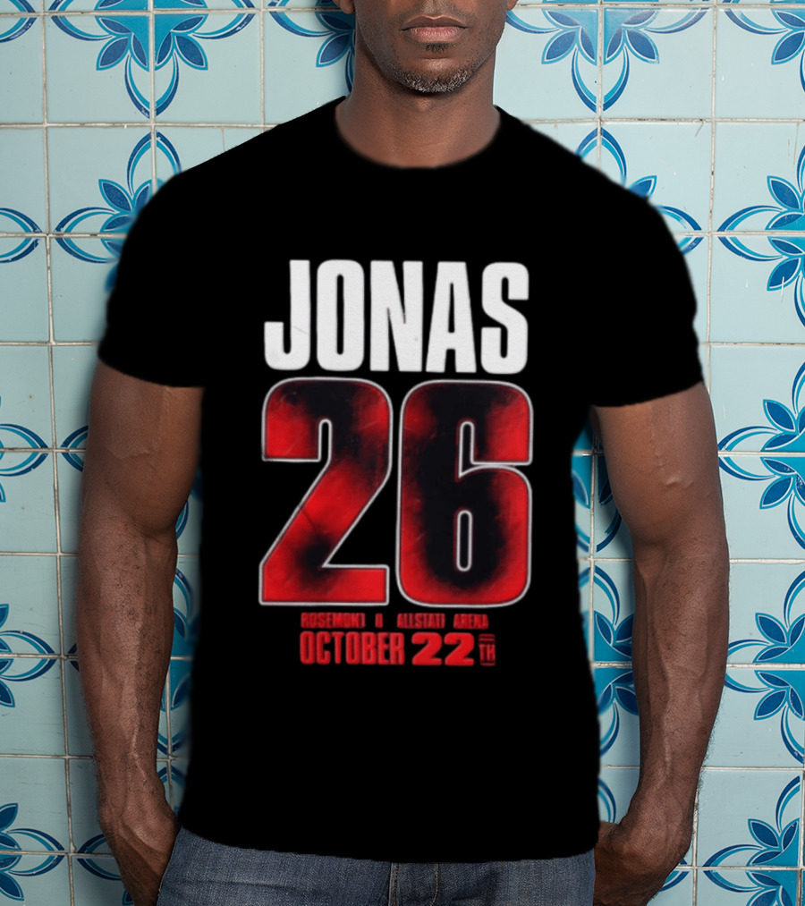 Jonas Brothers October 22 Rosemont Allstate Arena 2026 T-Shirt