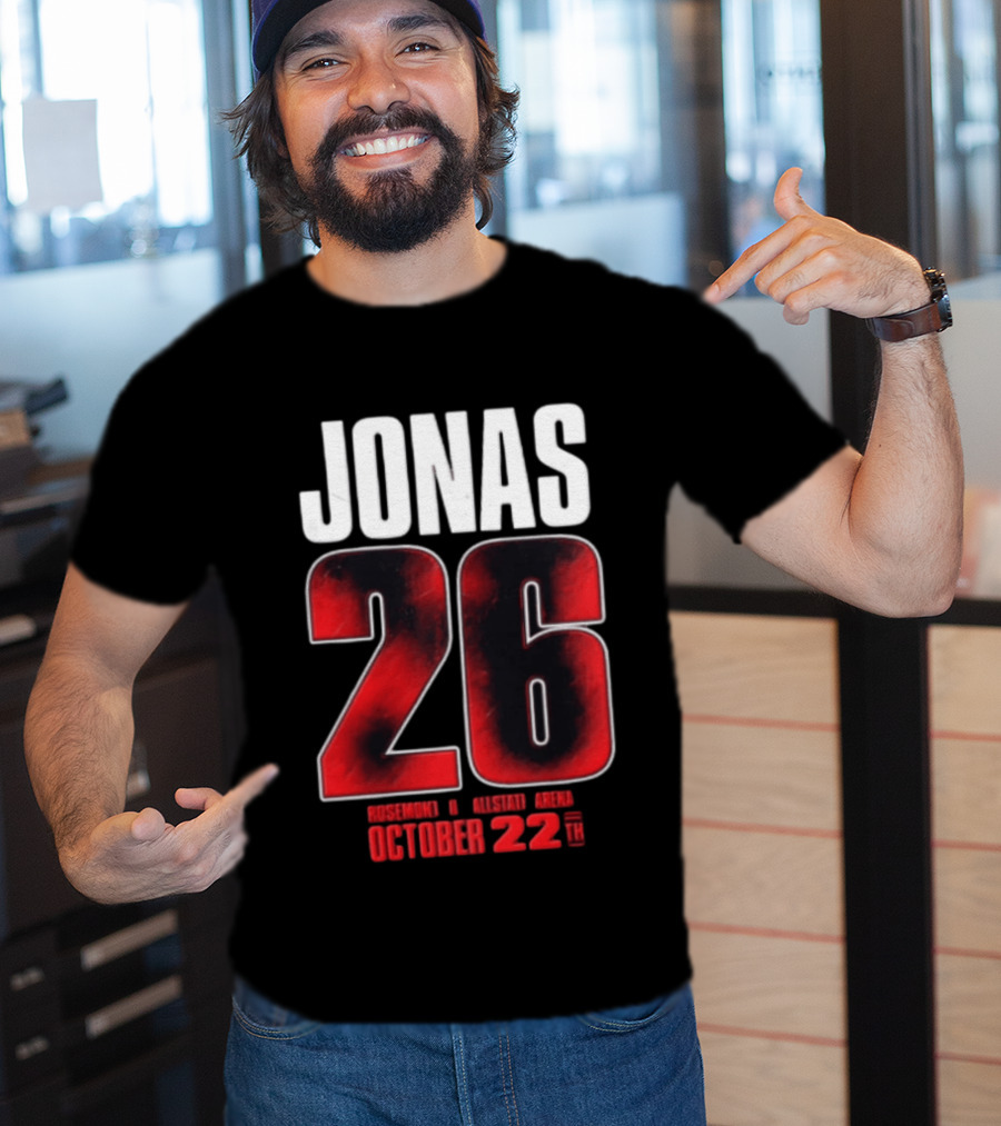 Jonas Brothers October 22 Rosemont Allstate Arena 2026 T-Shirt