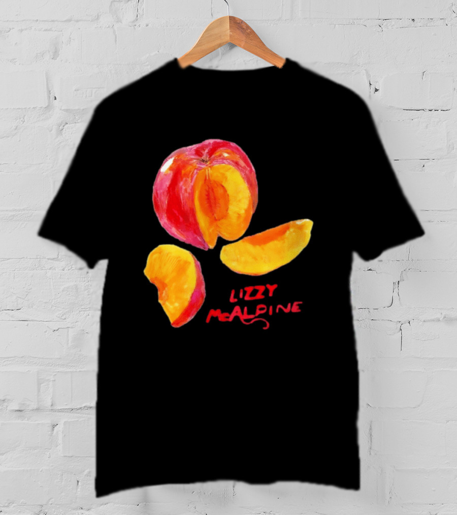 Lizzy McAlpine Peach Indie Folk Singer Songwriter T-Shirt