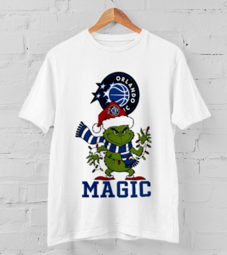 Grinch Orlando Magic Christmas 2026 Holiday Edition T-Shirt