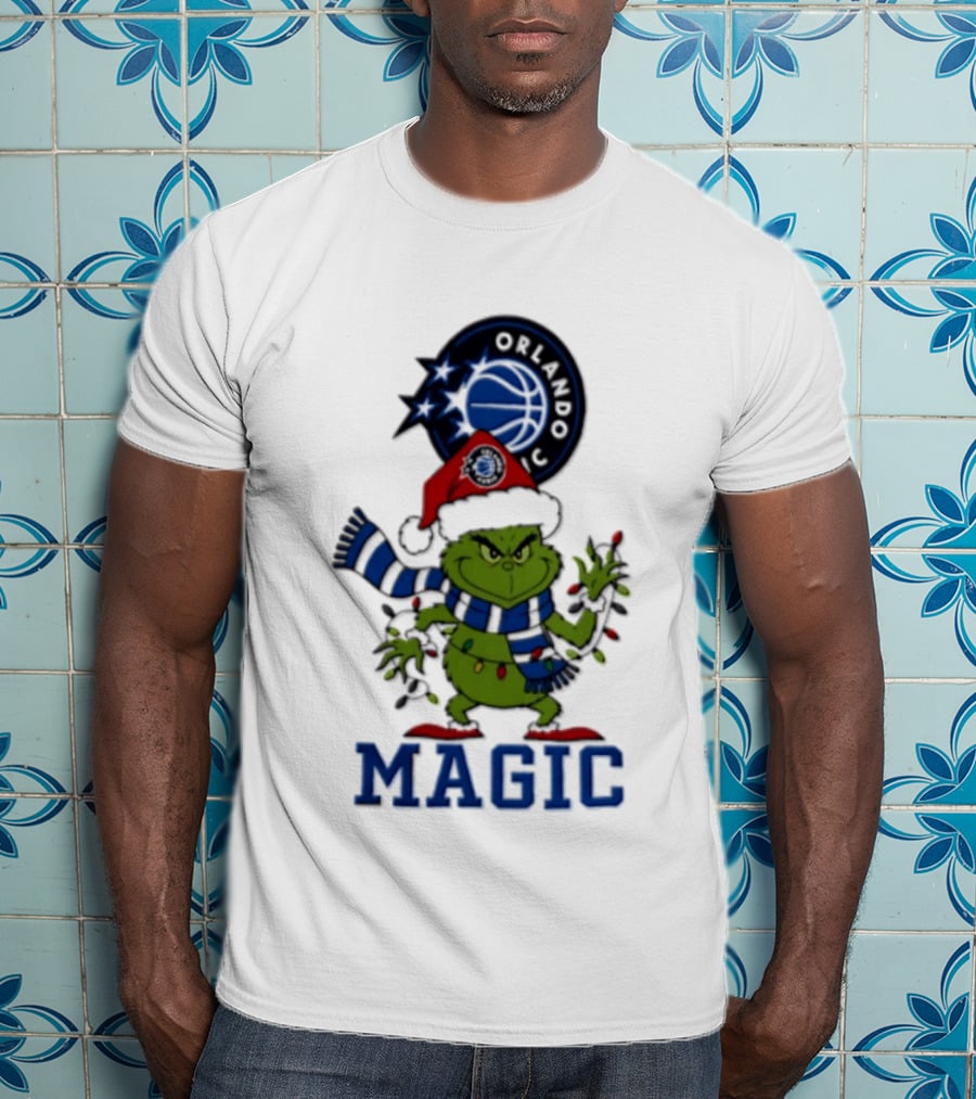 Grinch Orlando Magic Christmas 2026 Holiday Edition T-Shirt