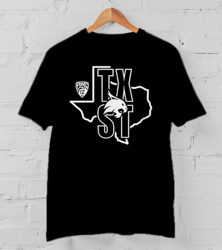 Texas State Bobcats TXST Pac 12 College Sports T-Shirt