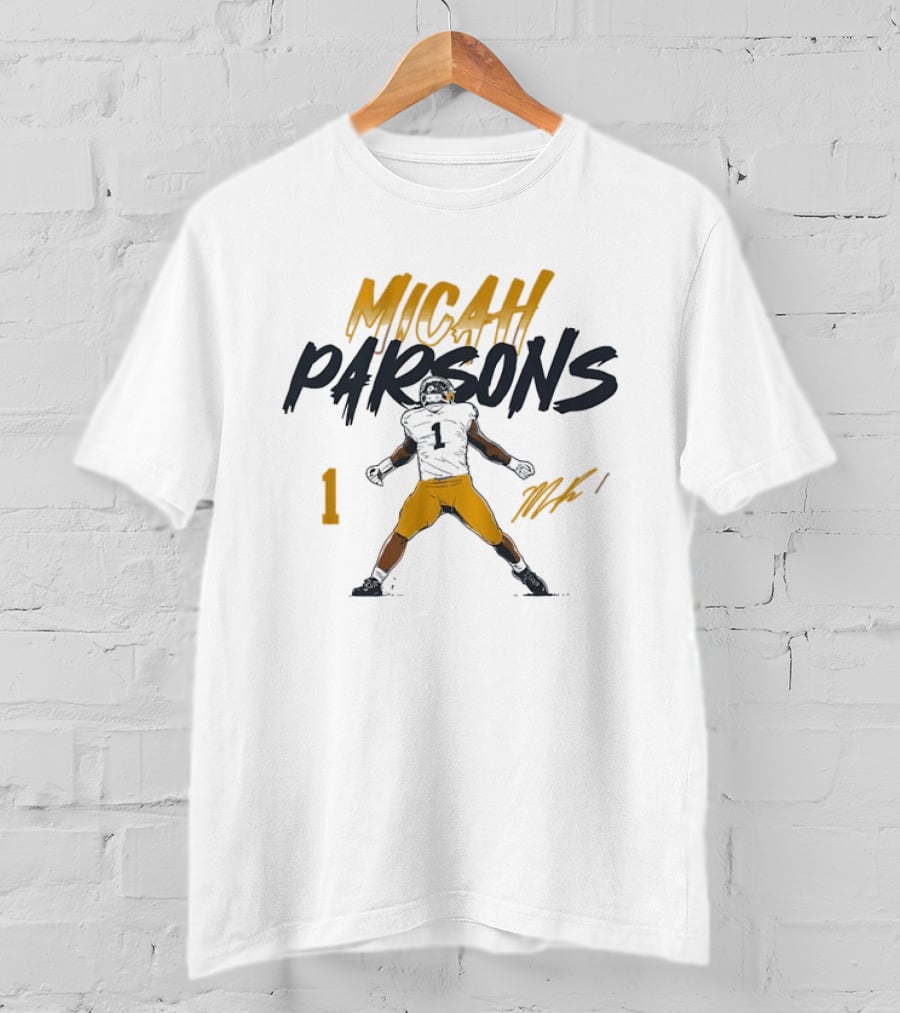 Micah Parsons 1 Football Dallas Cowboys Athlete T-Shirt