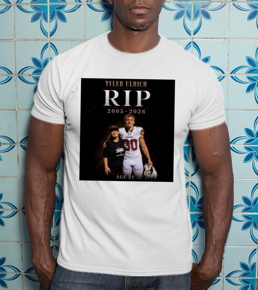 Tyler Ulrich RIP 2005 2026 Age 21 SNU Football T-Shirt