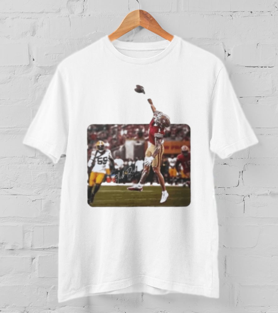 Slick Rick No 1 San Francisco 49ers Football Action Moment T-Shirt