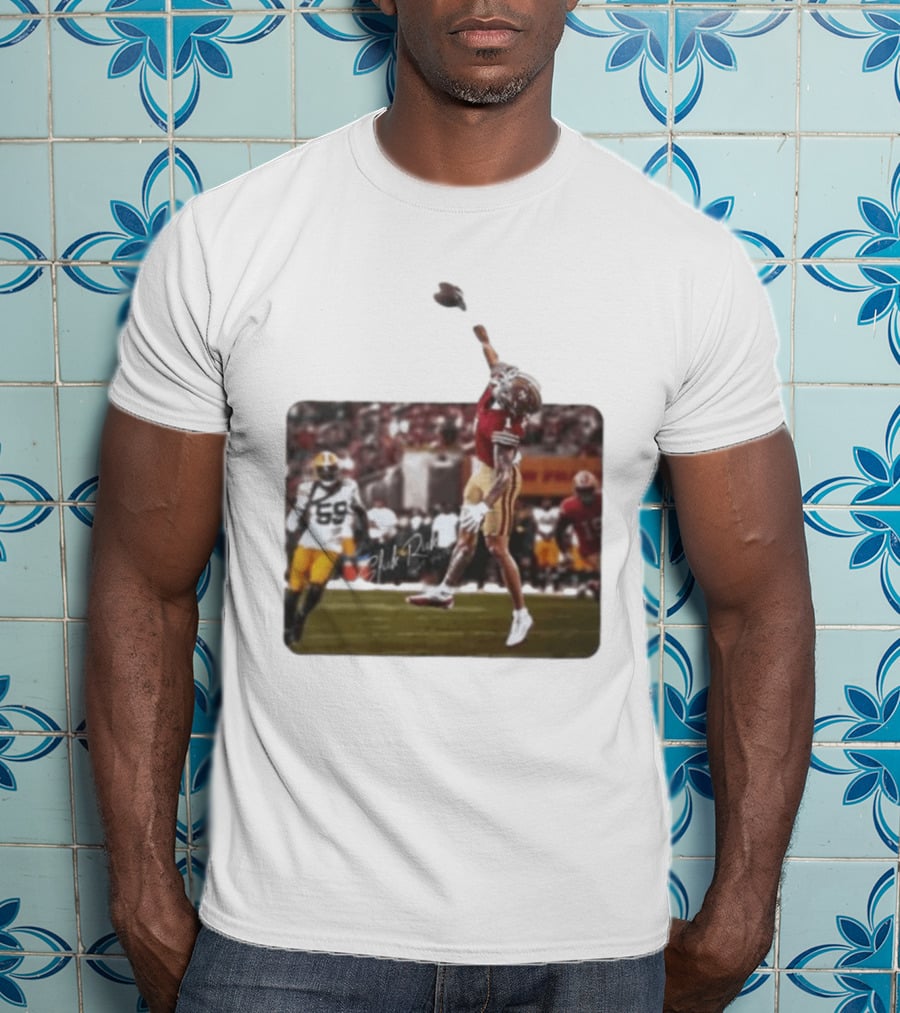 Slick Rick No 1 San Francisco 49ers Football Action Moment T-Shirt