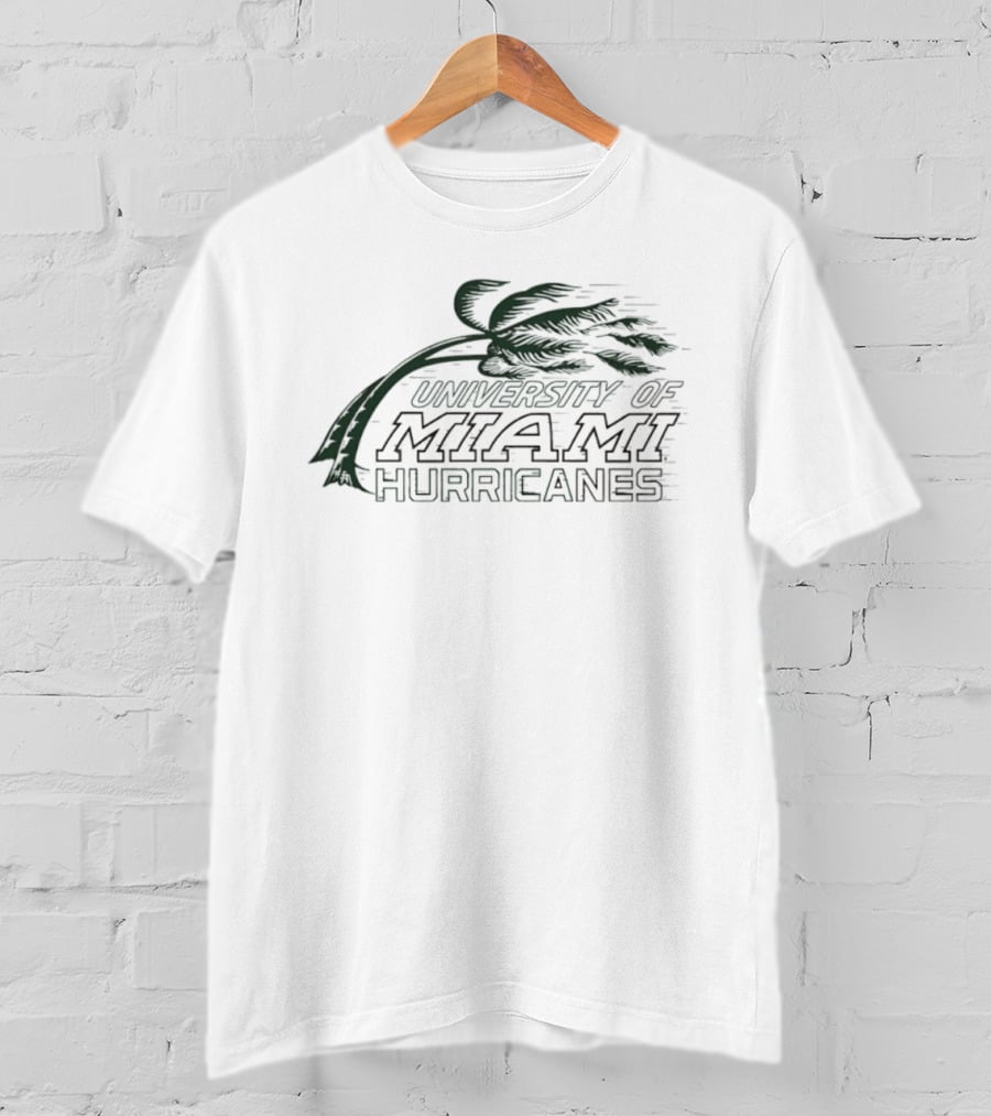 University Of Miami Hurricanes Palm Tree T-Shirt