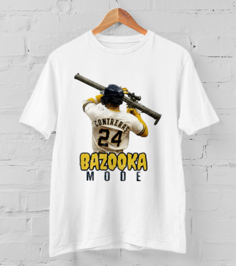 Milwaukee Baseball Bazooka Mode William Contreras 24 T-Shirt