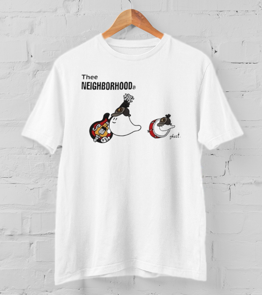 Thee Neighborhood Ghost Band Neighbourhood Ghost T-Shirt