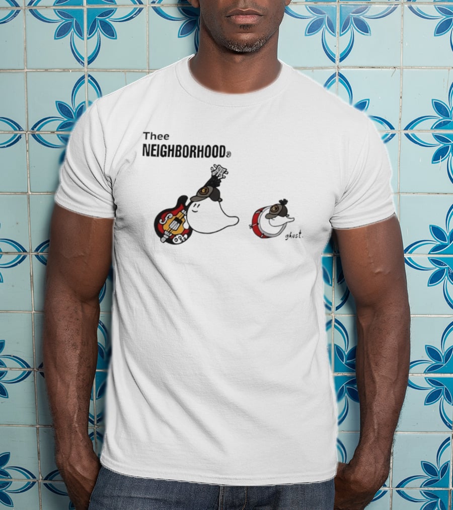 Thee Neighborhood Ghost Band Neighbourhood Ghost T-Shirt
