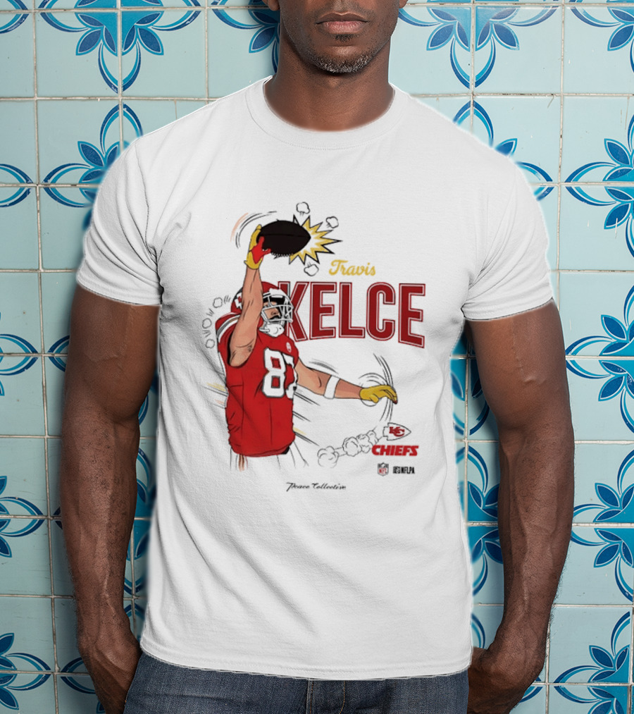 Travis Kelce Number 87 Kansas City Chiefs Football Chiefs 87 Kelce Player Catch T-Shirt