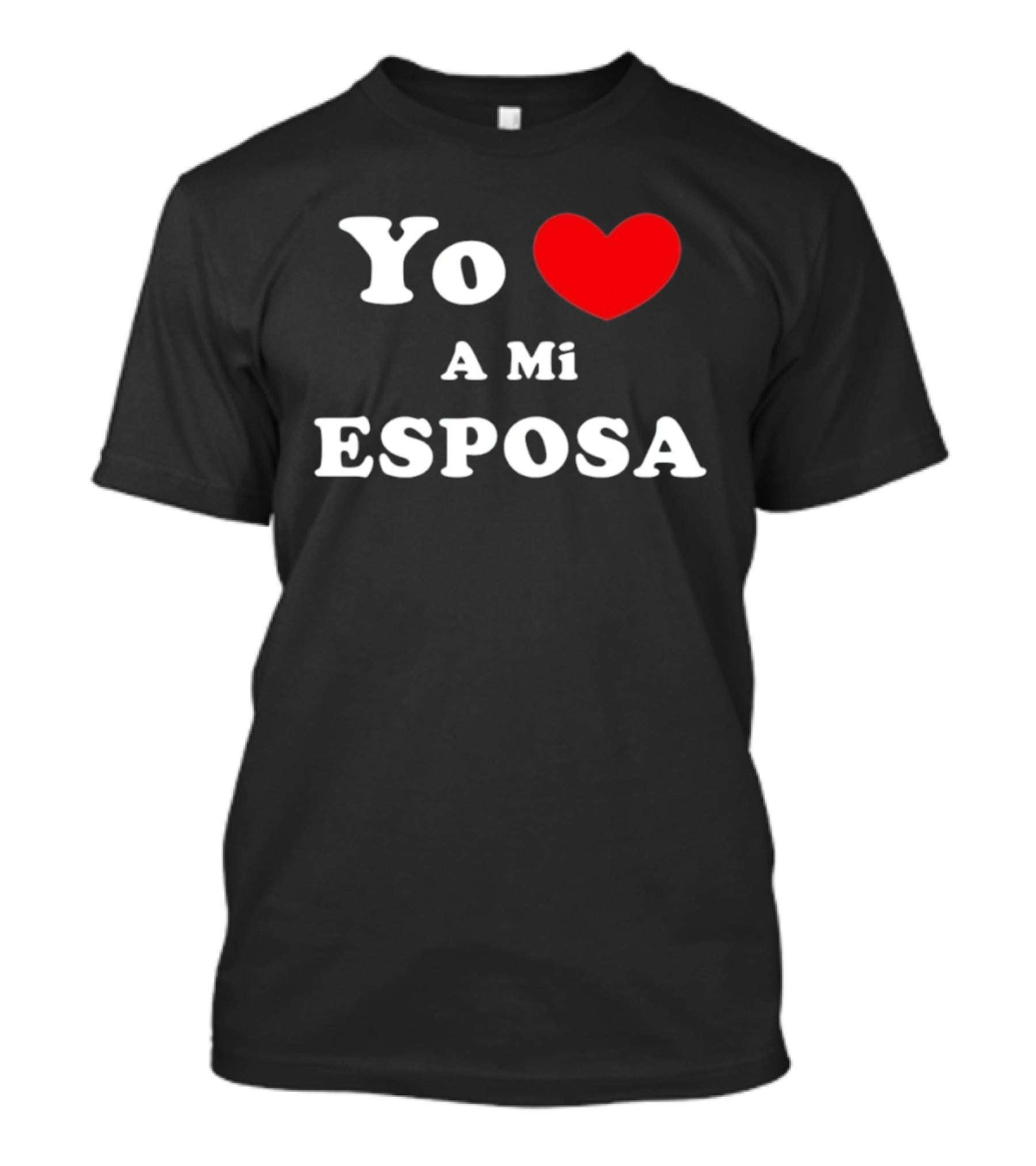 Yo Amo A Mi Esposa Red Heart Love My Wife T-Shirt