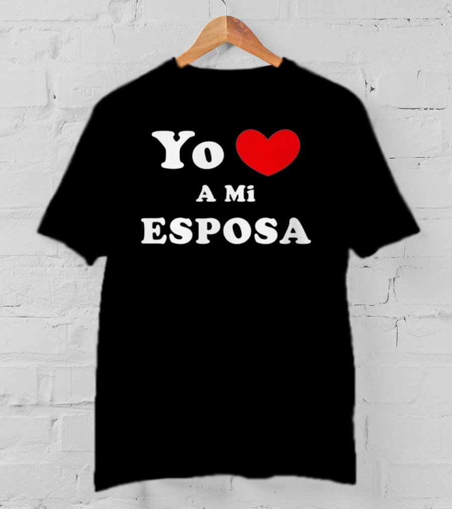 Yo Amo A Mi Esposa Red Heart Love My Wife T-Shirt