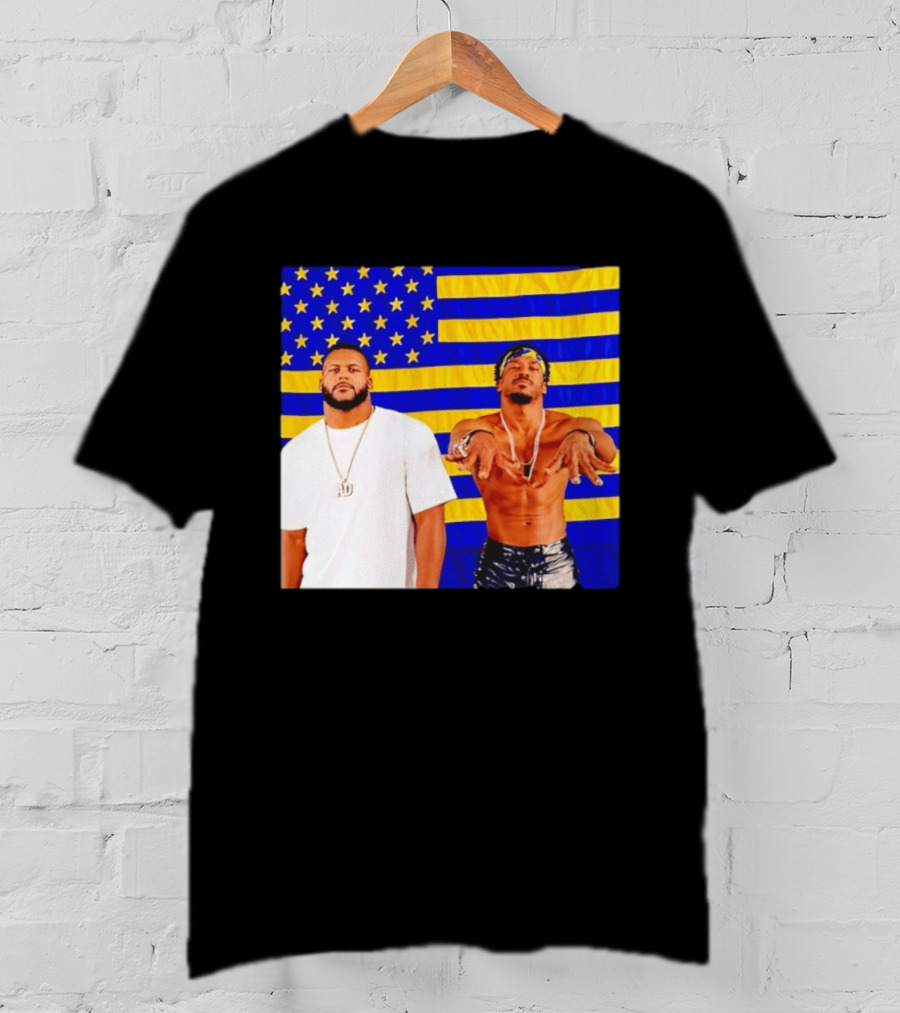 Aaron Donald And Jalen Ramsey Los Angeles Rams T-Shirt
