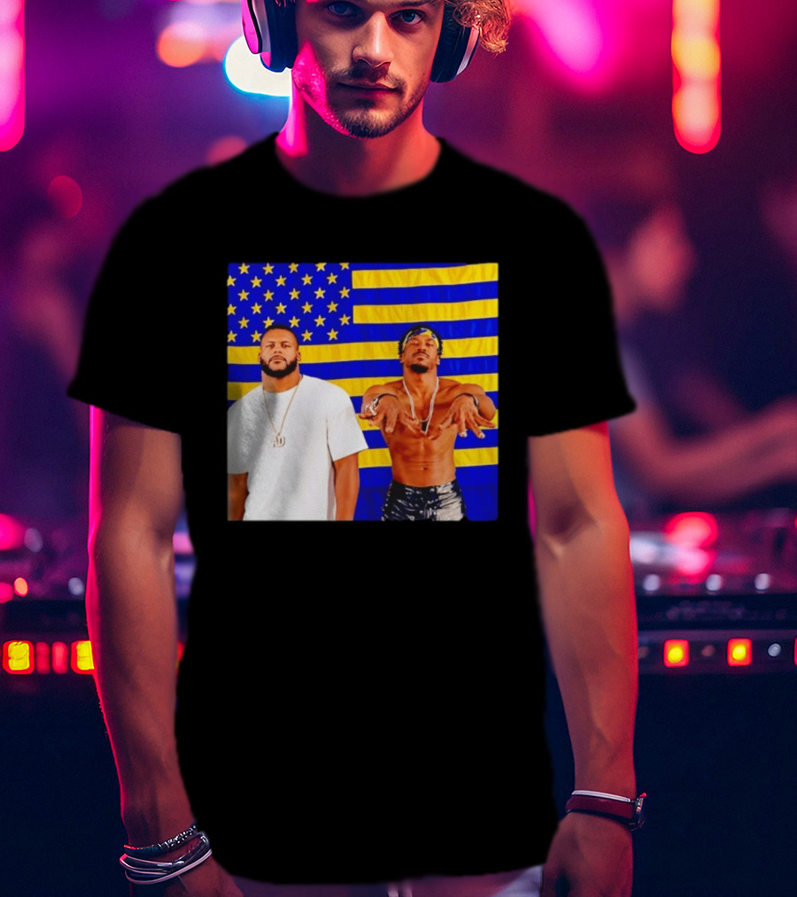 Aaron Donald And Jalen Ramsey Los Angeles Rams T-Shirt