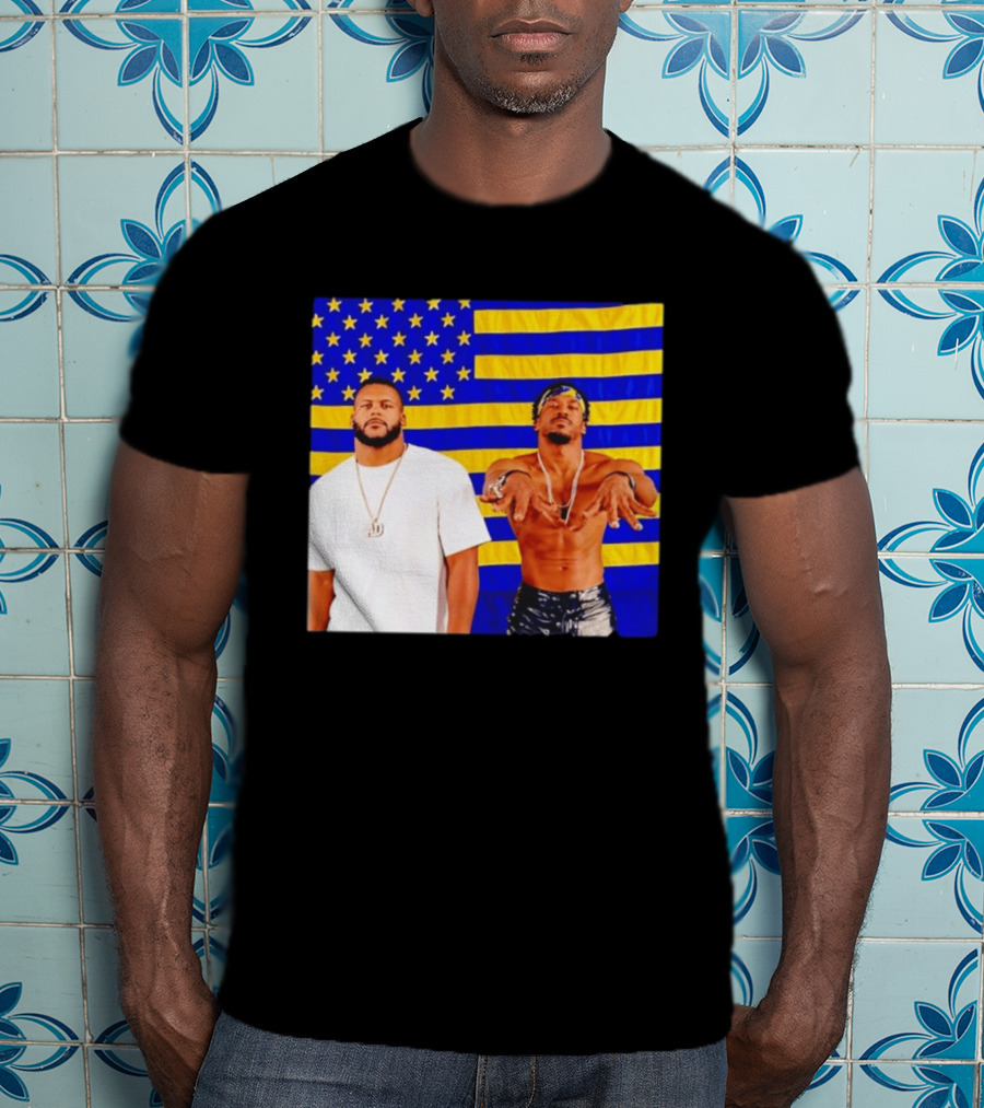 Aaron Donald And Jalen Ramsey Los Angeles Rams T-Shirt