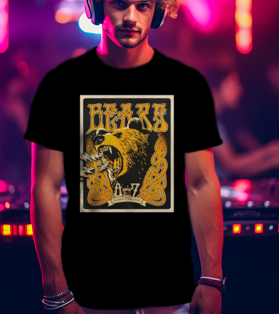 California Vs Wake Forest Bears Grateful Dead Tour 07 T-Shirt
