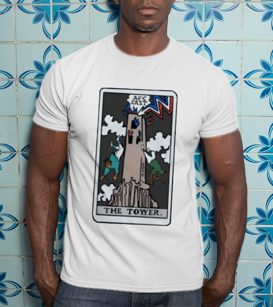 AFC East The Tower Tarot Card Football T-Shirt