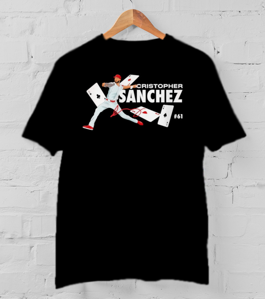 Cristopher Sanchez Philadelphia Phillies No 61 T-Shirt