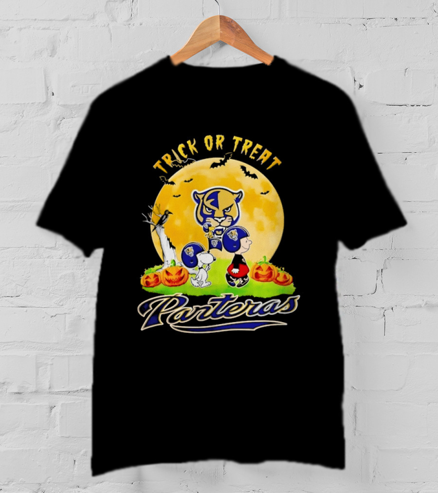 Florida International Panthers X Charlie Brown And Snoopy Trick Or Treat Halloween T-Shirt