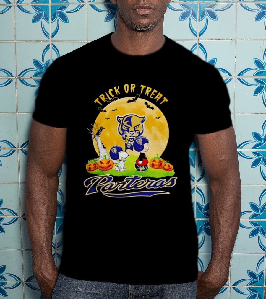 Florida International Panthers X Charlie Brown And Snoopy Trick Or Treat Halloween T-Shirt