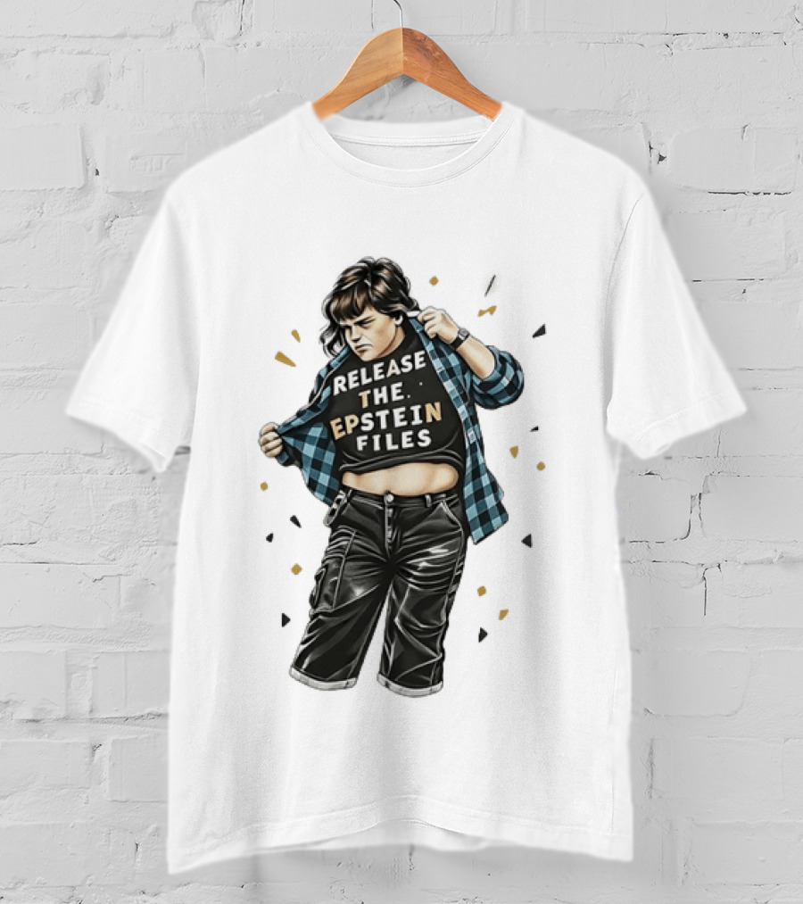 Chris Farley Release The Epstein Files Meme T-Shirt