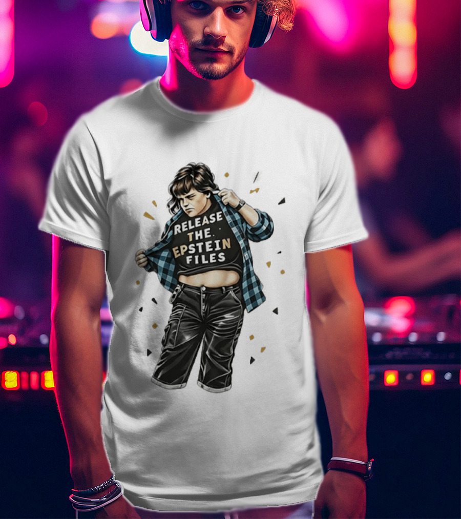 Chris Farley Release The Epstein Files Meme T-Shirt