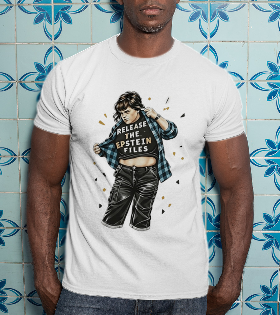 Chris Farley Release The Epstein Files Meme T-Shirt