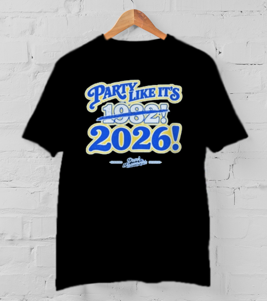 Party Like It’s 1982 And 2026 Drink Wisconsinbly T-Shirt