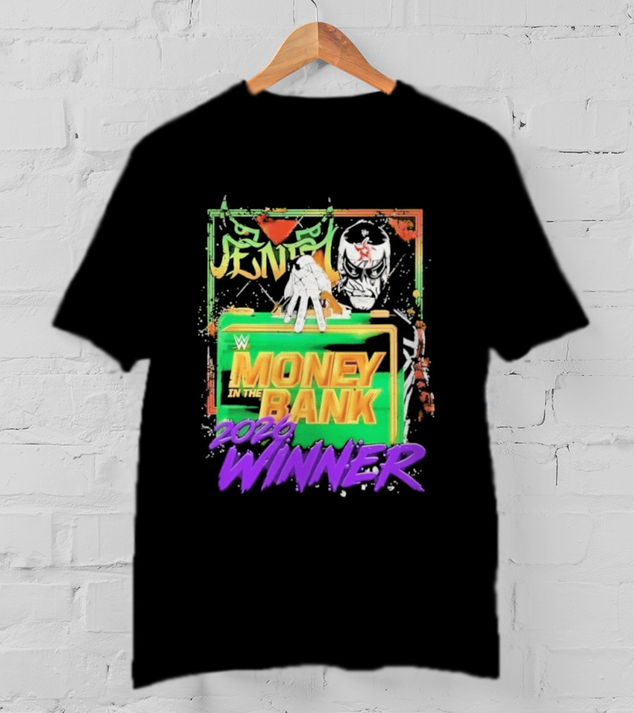 Pentagon Jr Money In The Bank 2026 Winner Wrestling T-Shirt