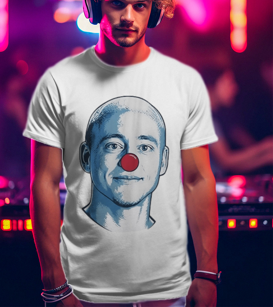 Joe Rogan With Red Nose Podcast Comedian T-Shirt