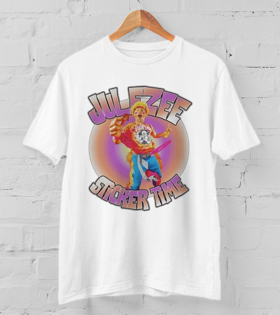Julezee Sticker Time Colorful T-Shirt