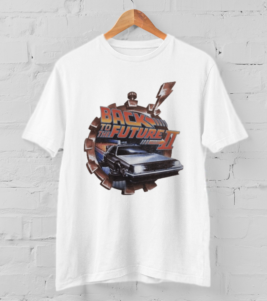 Back To The Future Part II Delorean Iconic Movie Time Travel Adventure T-Shirt