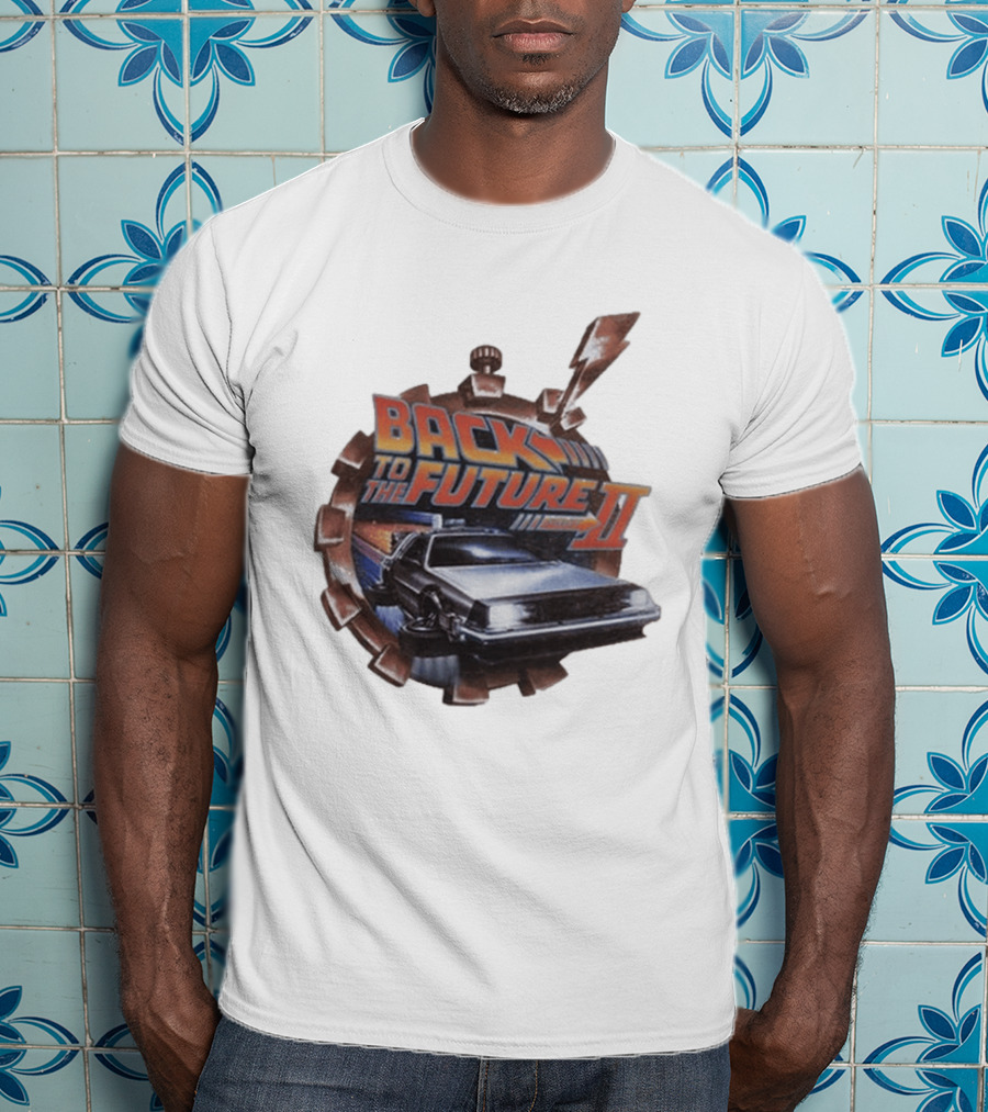 Back To The Future Part II Delorean Iconic Movie Time Travel Adventure T-Shirt