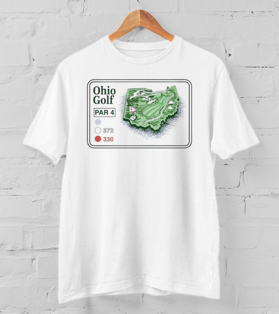Where I’m From 2026 Ohio Golf Map T-Shirt