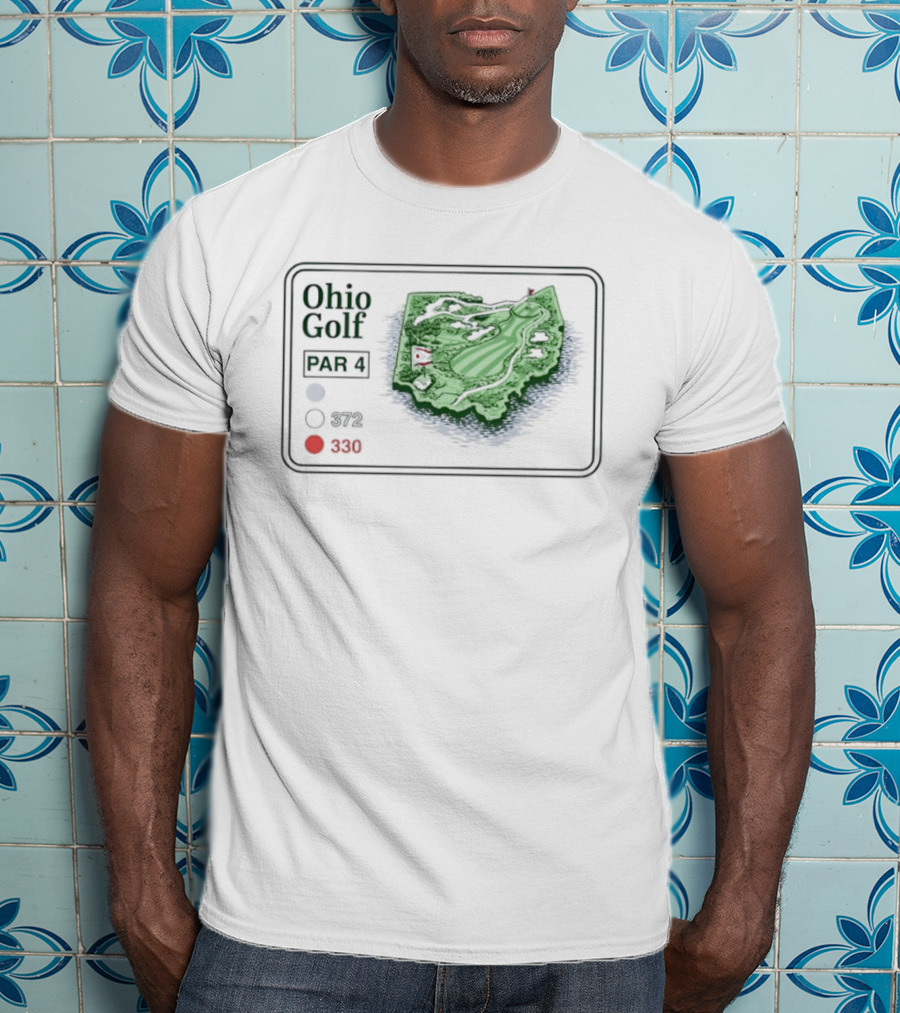 Where I’m From 2026 Ohio Golf Map T-Shirt