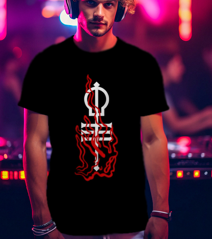 Twenty One Pilots Ohio Stadium 2026 Skeleton Flame Concert T-Shirt