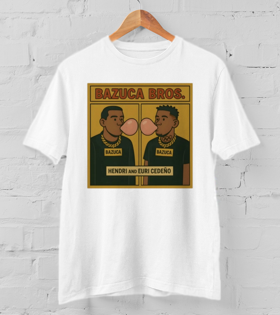 Bazuca Bros Hendri And Euri Cedeño Bubblegum Bazuca T-Shirt