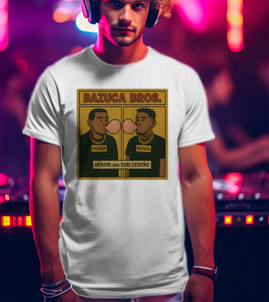 Bazuca Bros Hendri And Euri Cedeño Bubblegum Bazuca T-Shirt