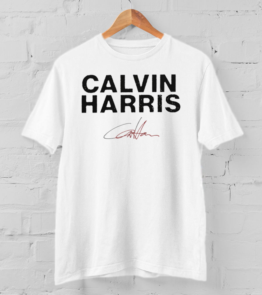 CALVIN HARRIS DJ Electronic Music Signature T-Shirt