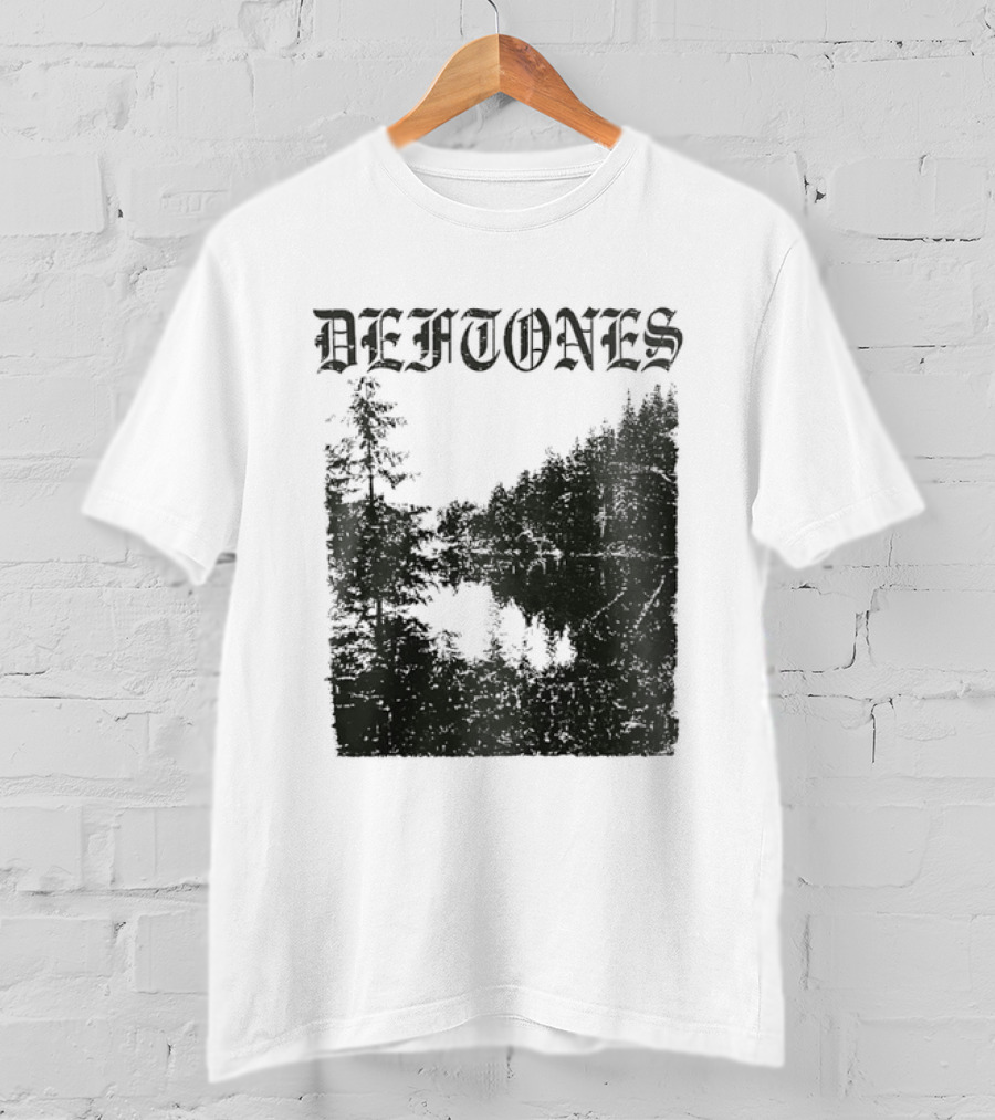 DEFTONES Forest Lake Landscape Alternative Metal T-Shirt