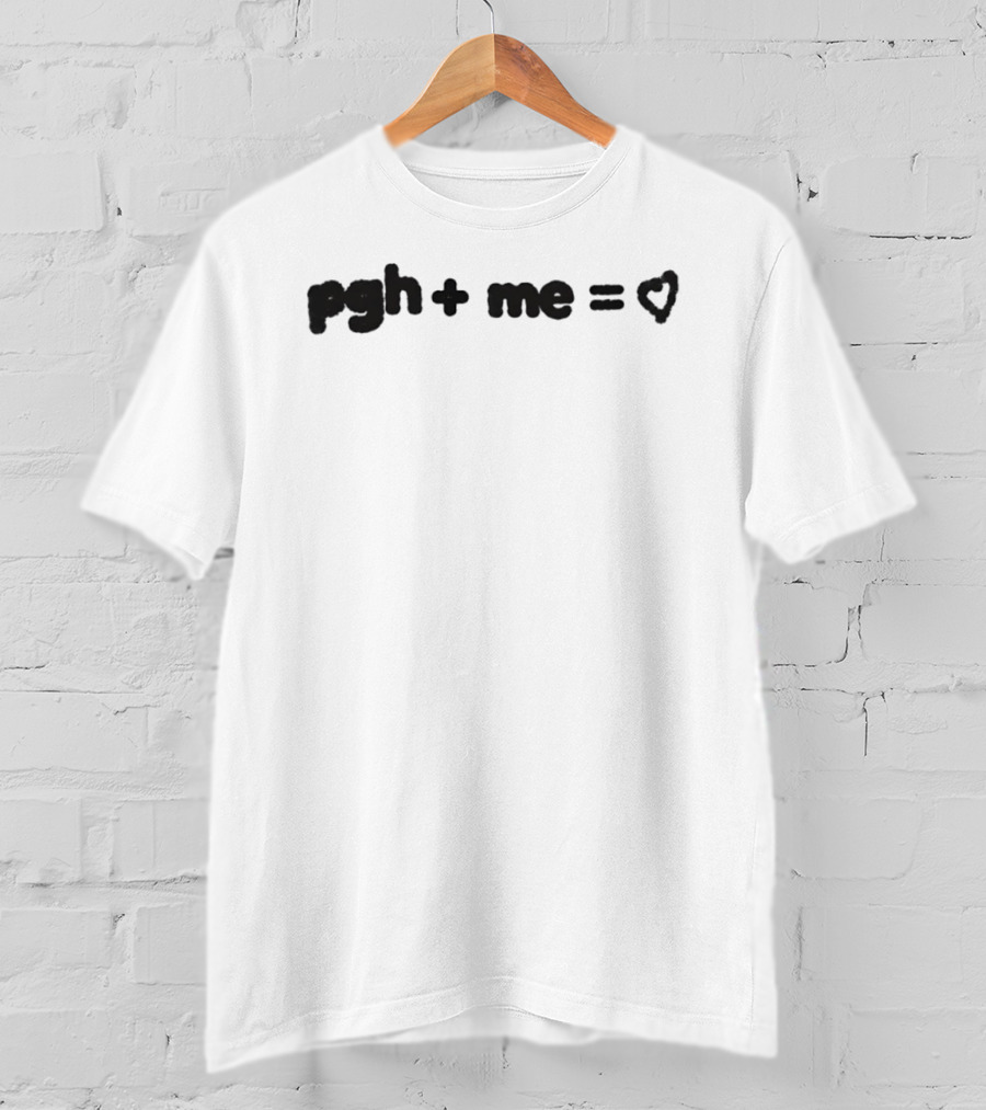 Pgh Me Love Heart Pittsburgh City Pride Pennsylvania T-Shirt