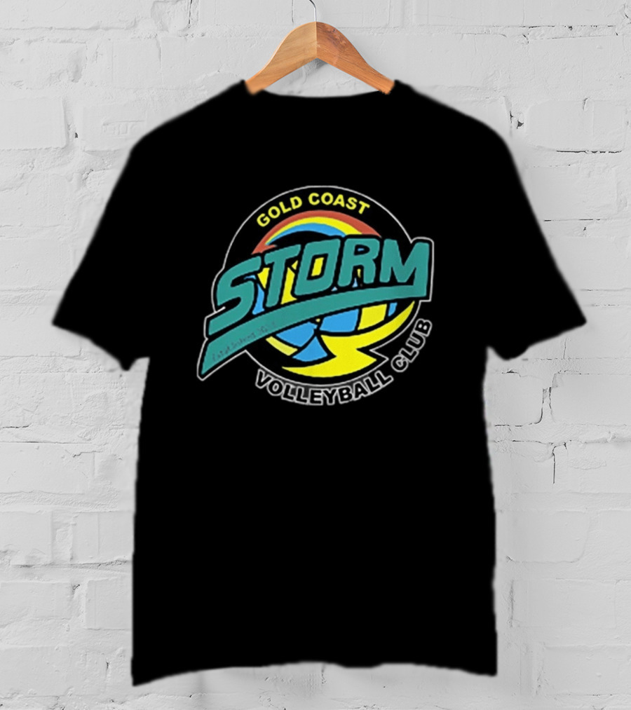 Gold Coast Storm Volleyball Club Colorful T-Shirt
