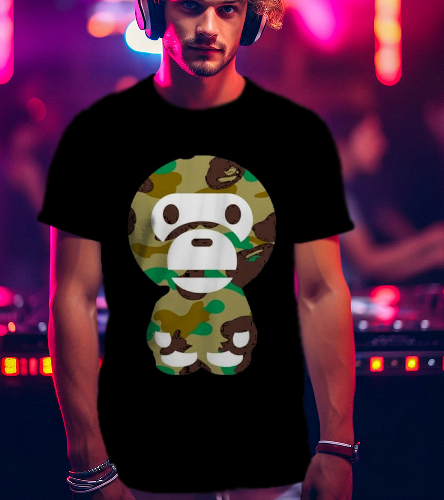 Big Baby Milo 1st Camo Bape T-Shirt